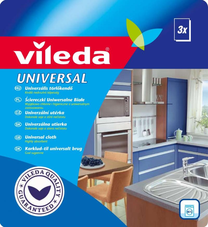 Vileda Univerzális törlőkendő 3db cs F1257V Háztartási esz