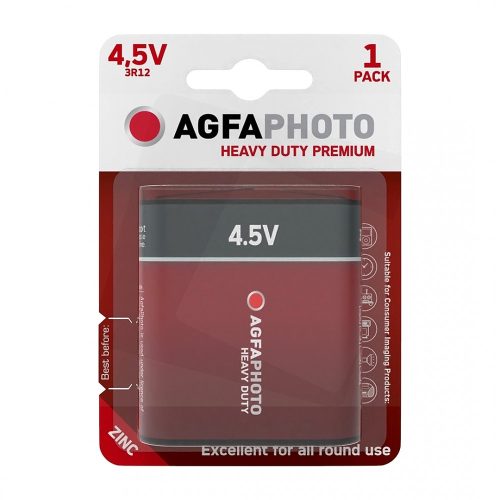 AgfaP. Heavy Duty féltartós laposelem  Nr.APF4,5VB1