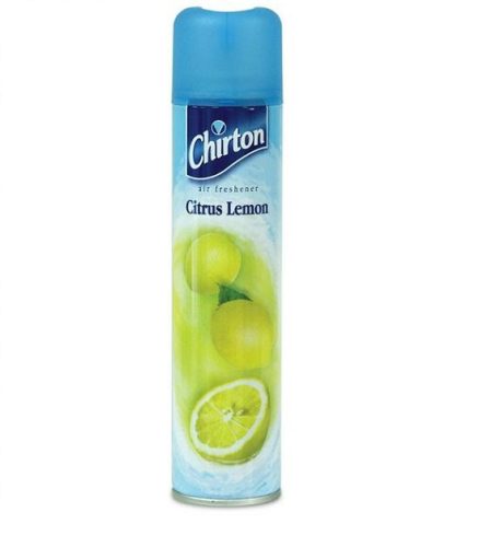 Chirton légfrissítő citrom 300ml UN 1950 AEROSOLOK, gyúlékony, 2.1, (D)