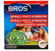 Bros szúnyogriasztó spirál 10db/cs B012