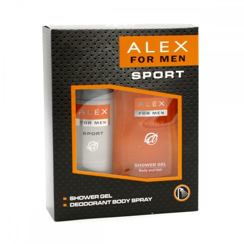 Alex díszdoboz Sport deo150 ml+ tusfürdő 250 ml