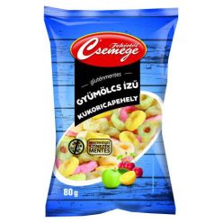 Gyümölcs ízű kukorica pehely Feh.Csem. 80g