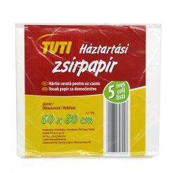 Háztartási zsírpapír 5 íves TUTI